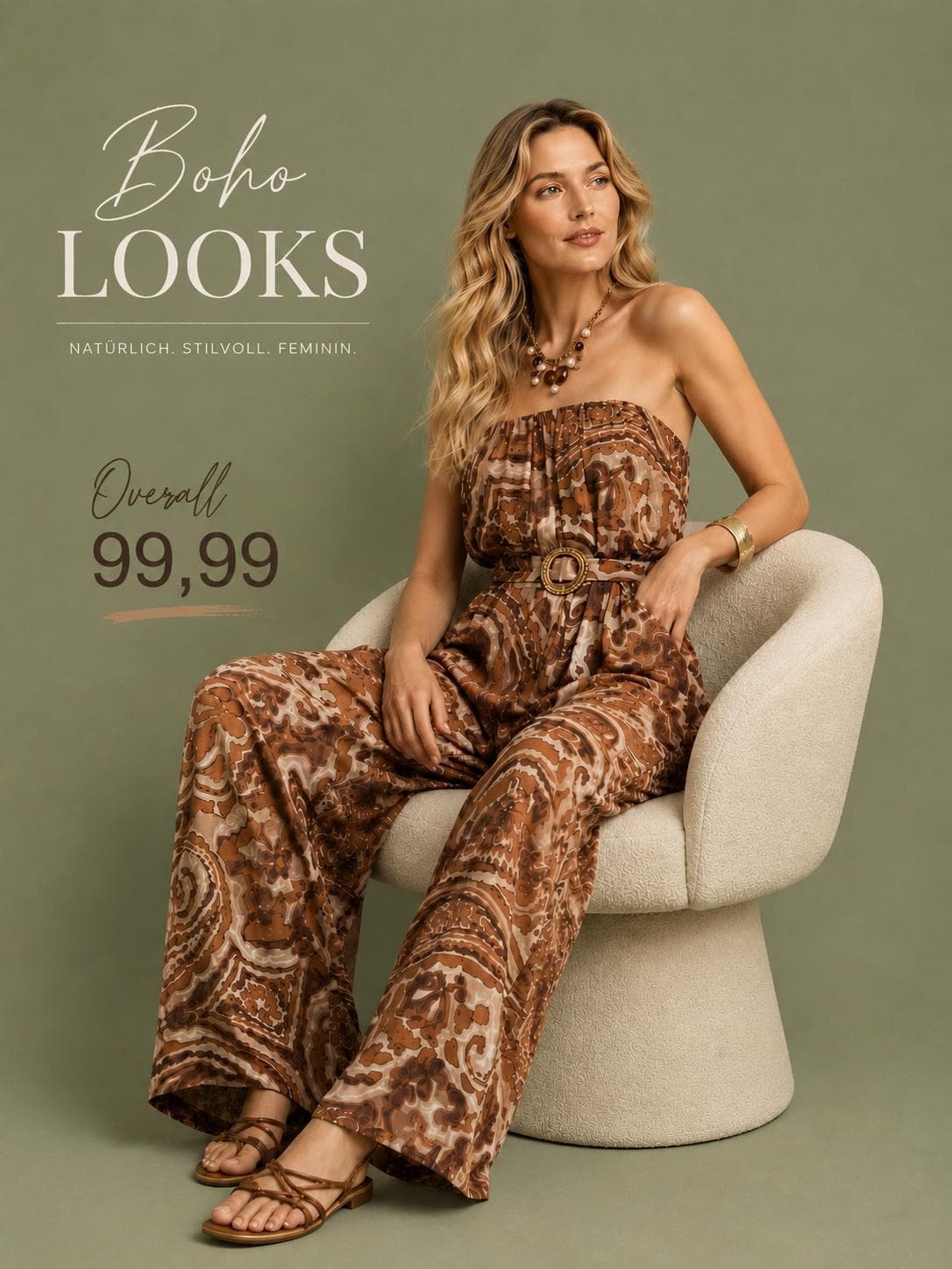 Boho Overall als Sommerlook bei DRESS by Manu in Oetz